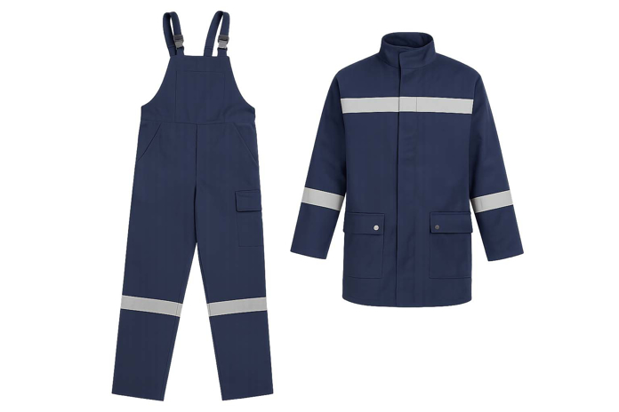 Slika Varilačko odelo FLUO-PRO-BAN bluza + polukombinezon veličina 54